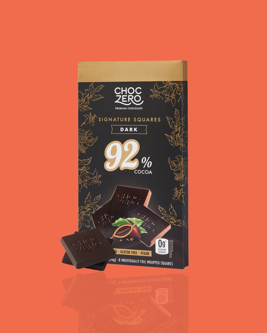 92%純素無糖黑朱古力塊