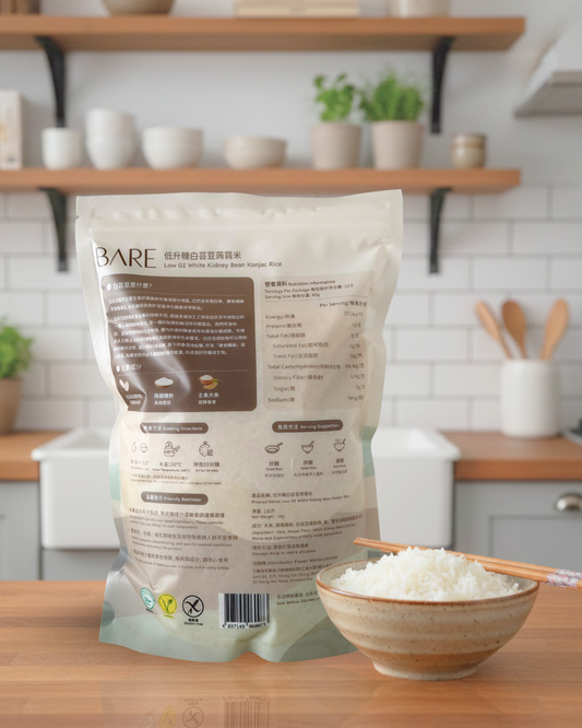 BARE_Konjac Rice_Back