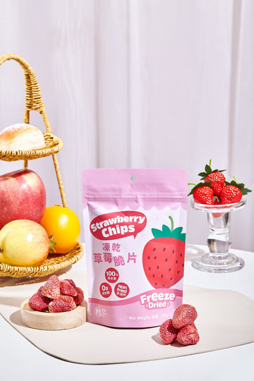 100%天然凍乾草莓脆片