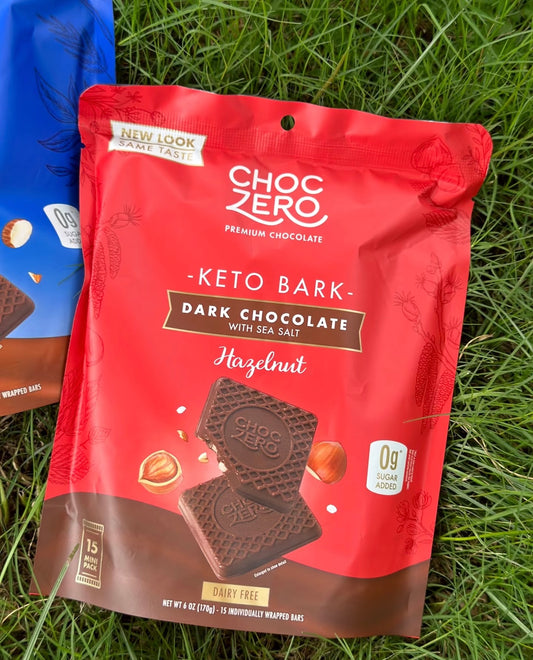 無糖榛子海鹽黑朱古力塊